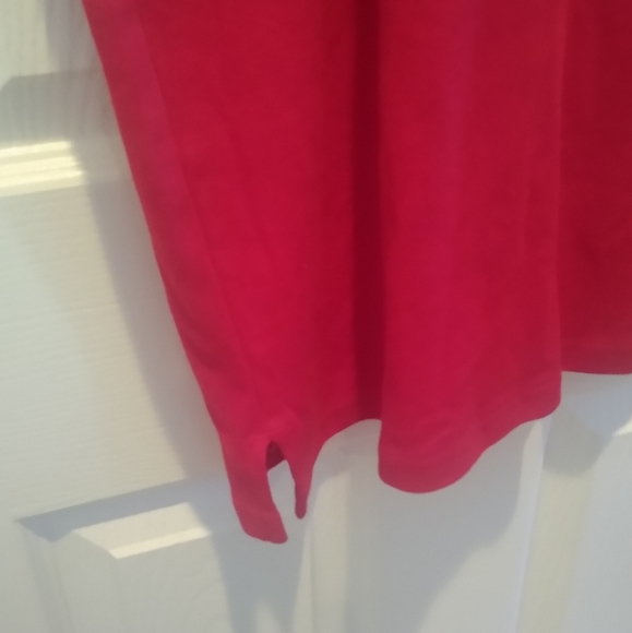 Karen Scott 3X Red 100 Percent Cotton Dress - Picture 3 of 8